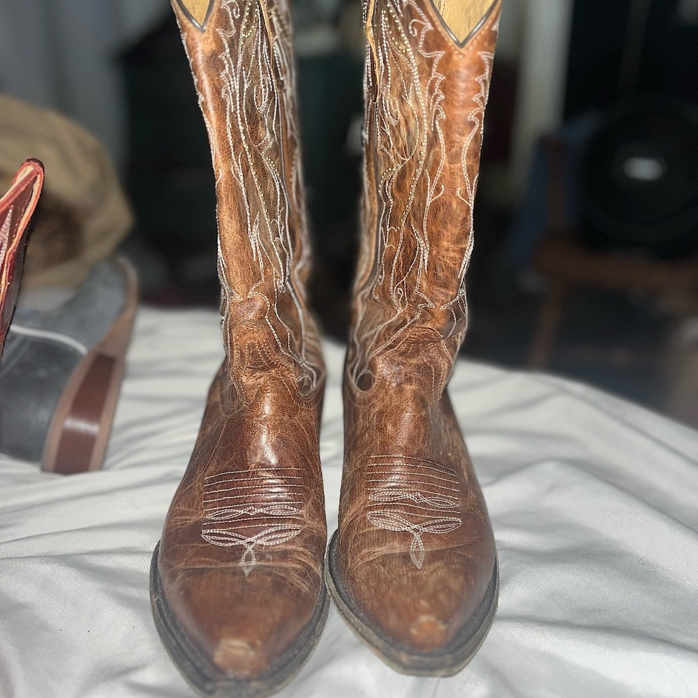 IDYLLWIND WOMEN'S SWEET TEA WESTERN BOOTS - SNIP TOE BROWN WOMENS BOOT